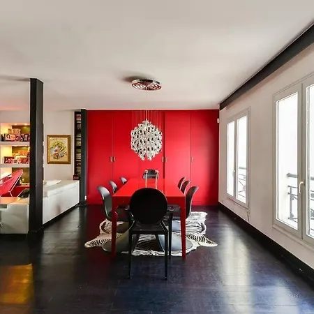 Duplex Grande Terrasse Cosy - Vue 360 Sur -h173 * Parigi