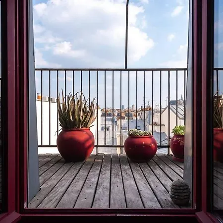 Appartamento Duplex Grande Terrasse Cosy - Vue 360 Sur -h173 Parigi