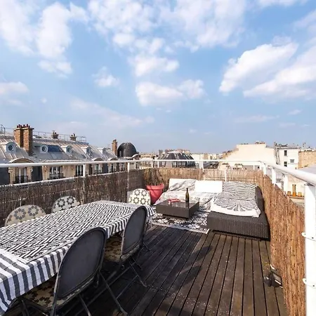 Duplex Grande Terrasse Cosy - Vue 360 Sur -h173 Appartamento Parigi